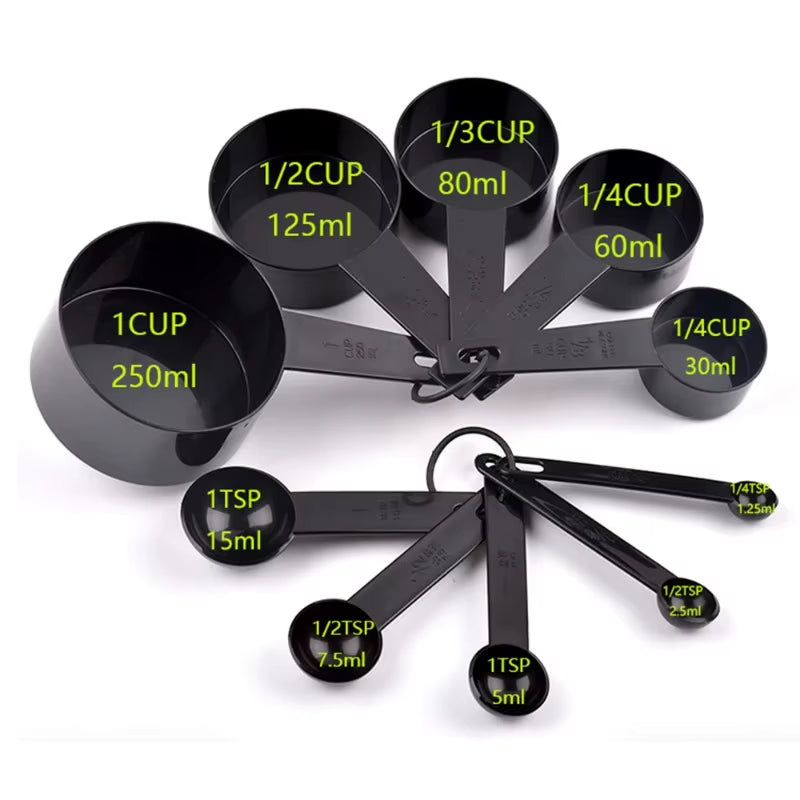 5/10Pcs Measuring Tools Kitchen Measuring Cups and Spoonsteaspoon Sugar Scoop Cake Baking Flour Measuring Cups Kitchen Tools