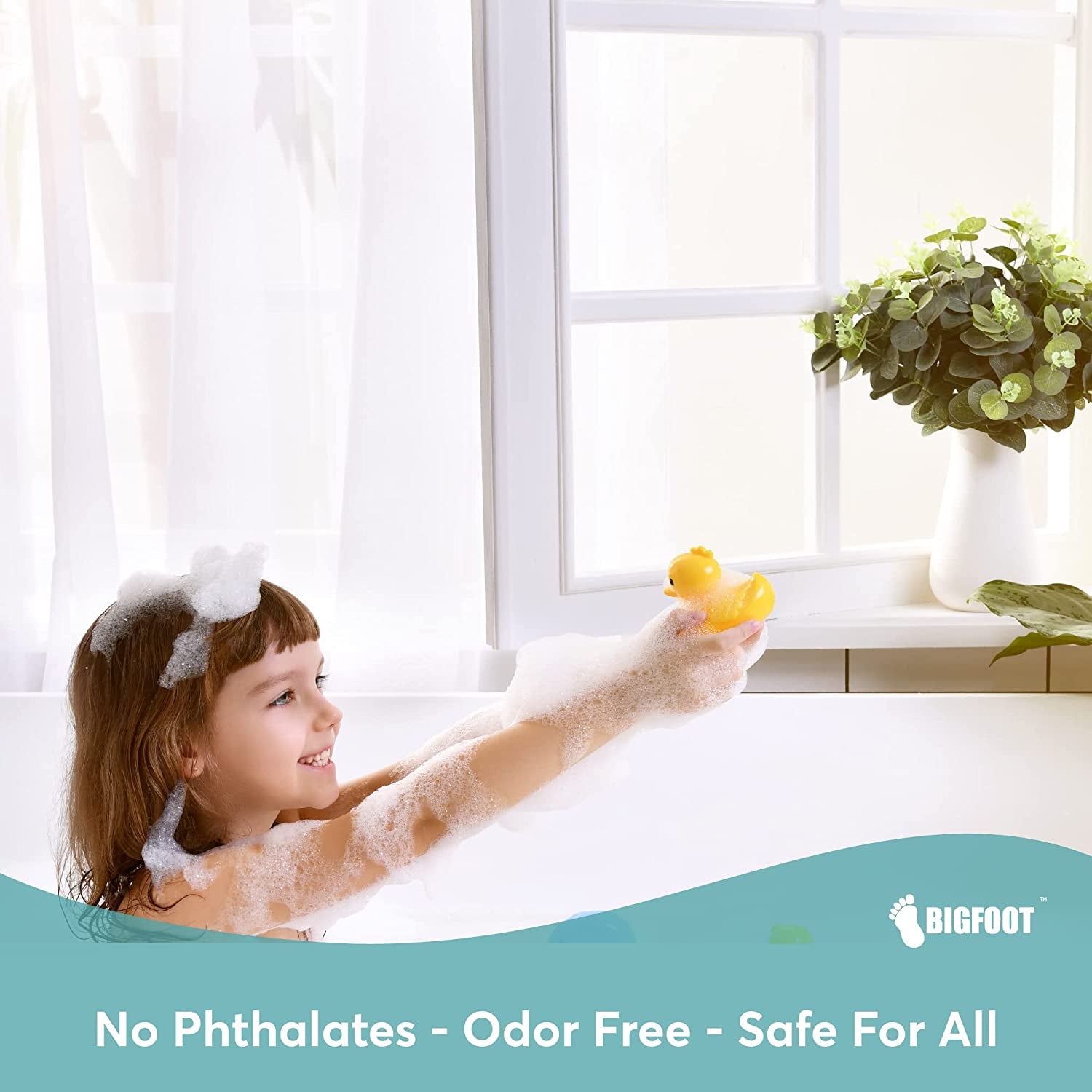 Clear Shower Curtain Liner - 72X72 Odorless Plastic with Magnets, Washable Long Bathroom Curtain - Premium PEVA Waterproof Bath Shower Liner, Rust-Proof Bathroom Essentials