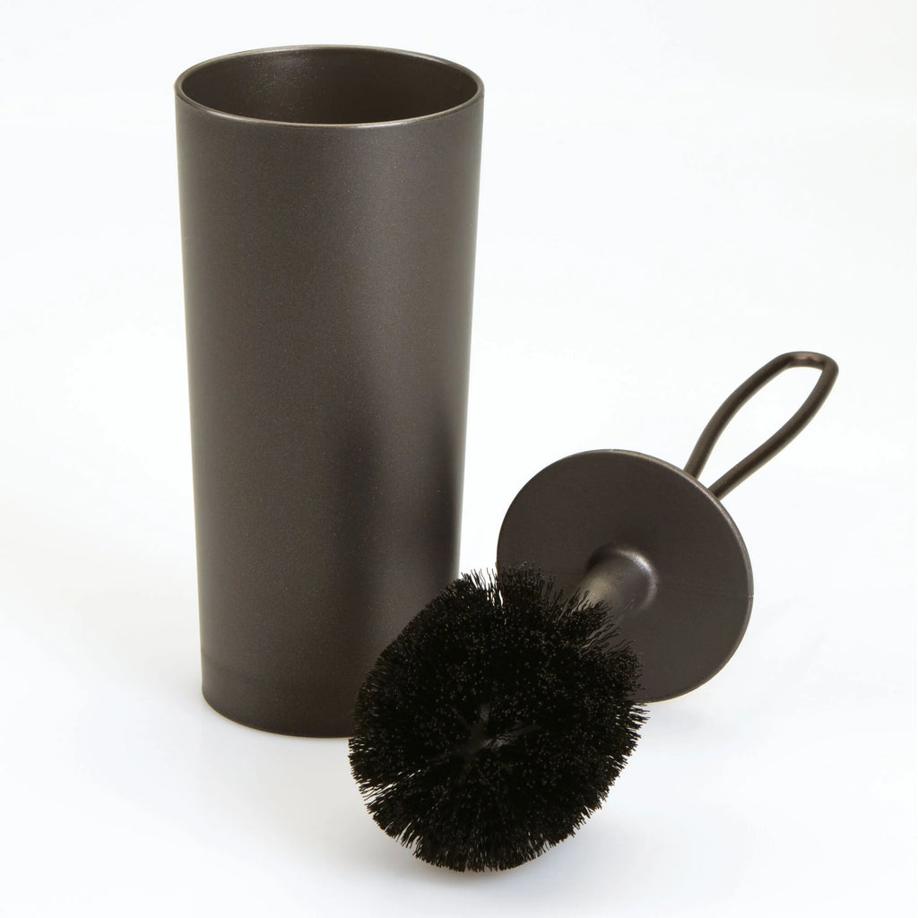 Loop Toilet Brush and Holder Set, 4" X 16.25", Bronze