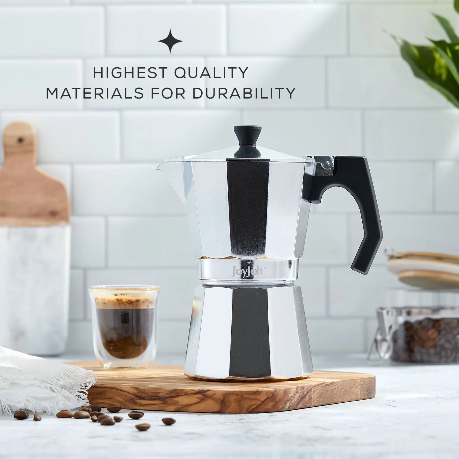 Store 6 -Cup Stovetop Espresso Maker