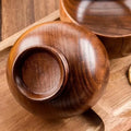 230Ml Jujube Wood Tableware Rice and Soup Bowl Natural Wood Bowl Food Container Children'S Tableware Wooden Utensils