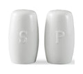 Porcelain Embossed Salt & Pepper Shaker Set