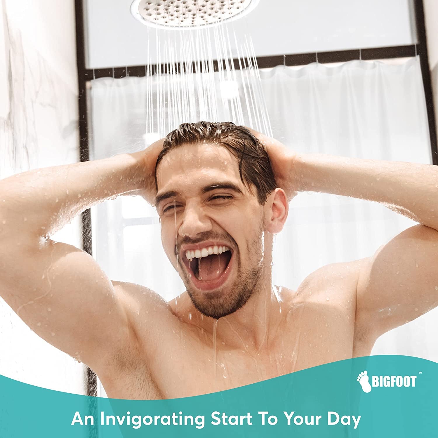 Clear Shower Curtain Liner - 72X72 Odorless Plastic with Magnets, Washable Long Bathroom Curtain - Premium PEVA Waterproof Bath Shower Liner, Rust-Proof Bathroom Essentials